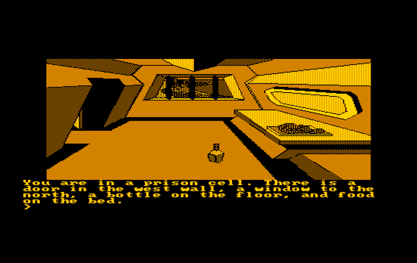 Oo-Topos IBM PC/Compatibles Screenshot: Game start.