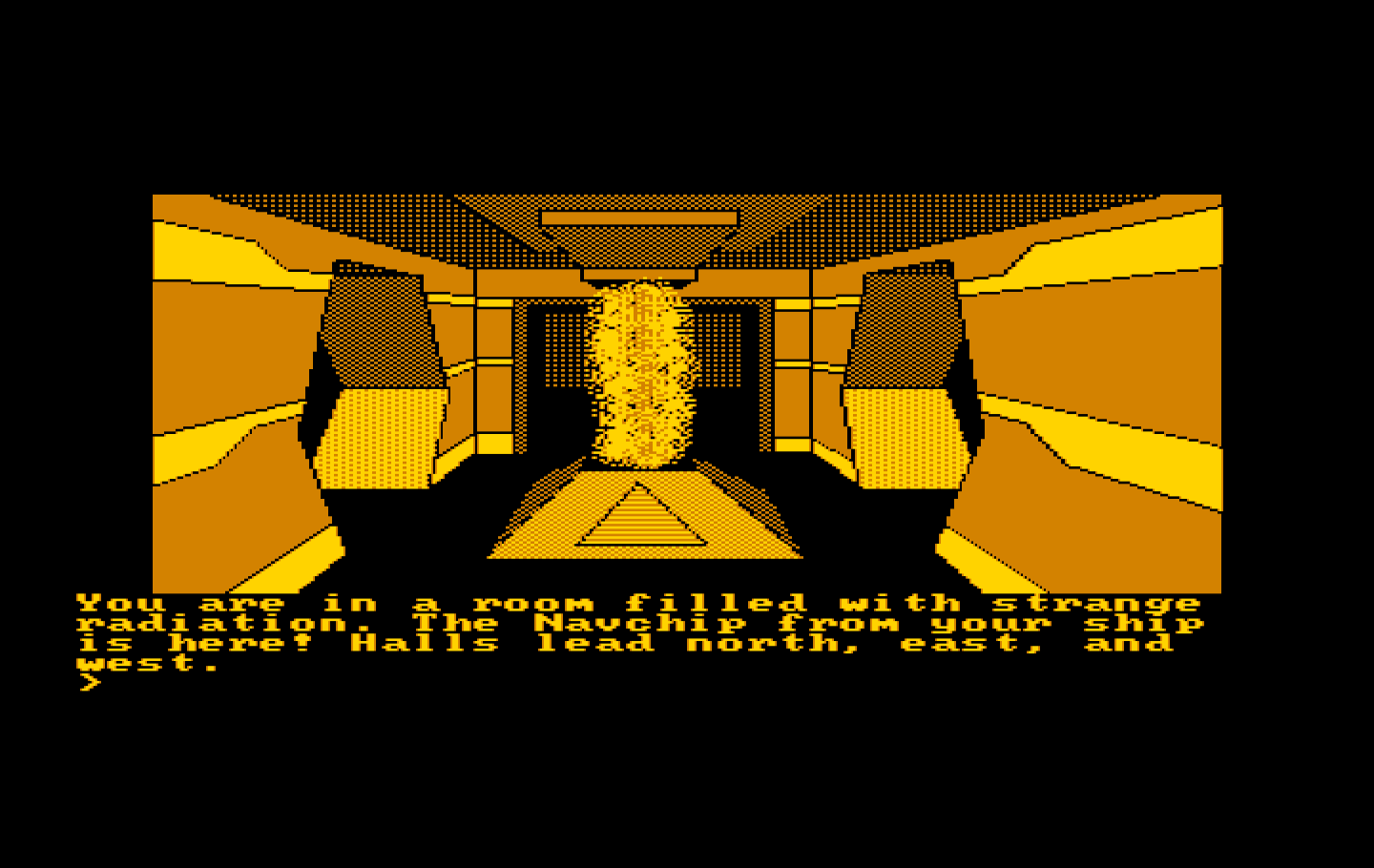 Oo-Topos IBM PC/Compatibles Screenshot: The radiation room.