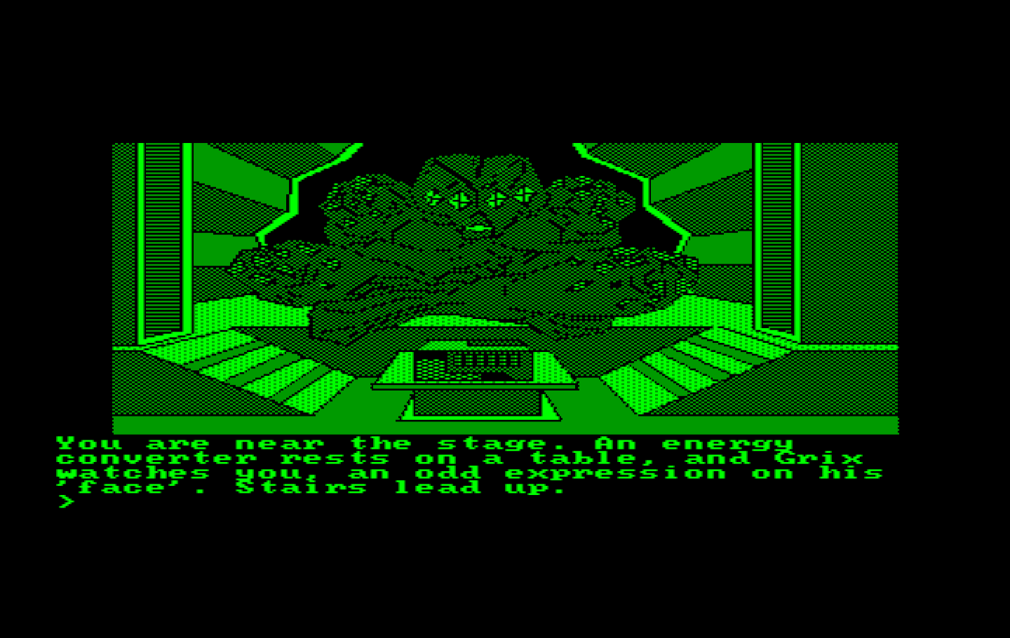 Oo-Topos IBM PC/Compatibles Screenshot: There is a Grix here!