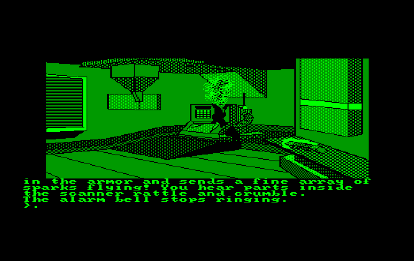 Oo-Topos IBM PC/Compatibles Screenshot: I need to stop these alarms...