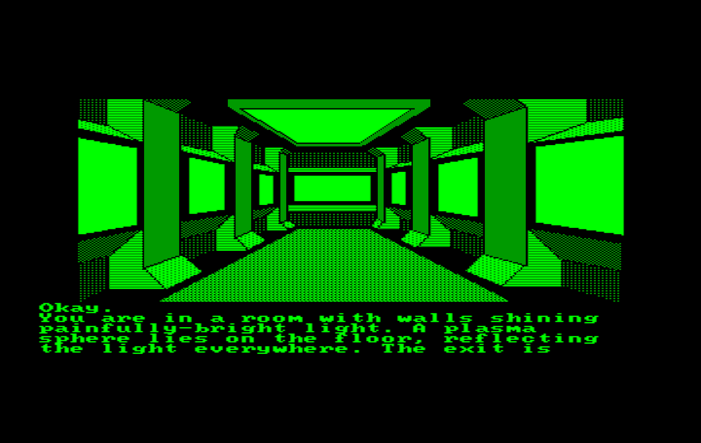 Oo-Topos IBM PC/Compatibles Screenshot: It is painfully bright here!