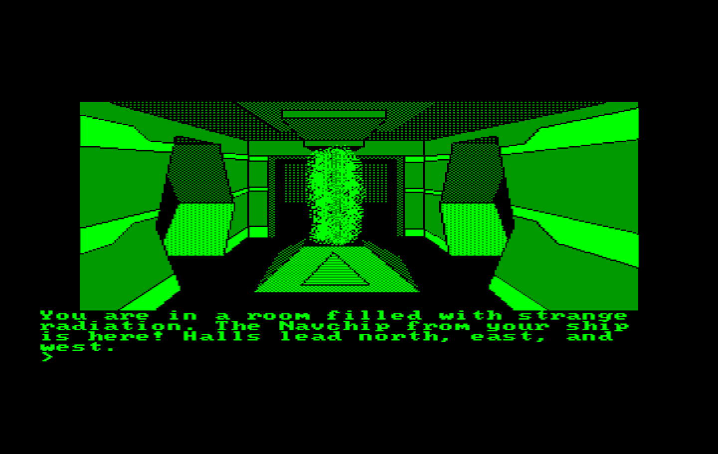 Oo-Topos IBM PC/Compatibles Screenshot: The radiation room.