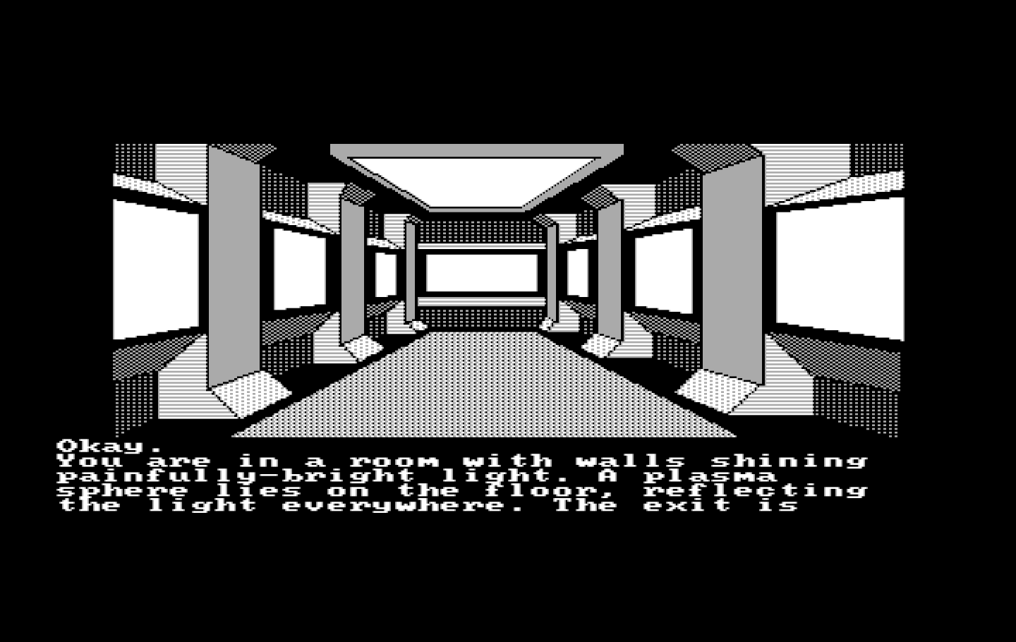 Oo-Topos IBM PC/Compatibles Screenshot: It is painfully bright here!