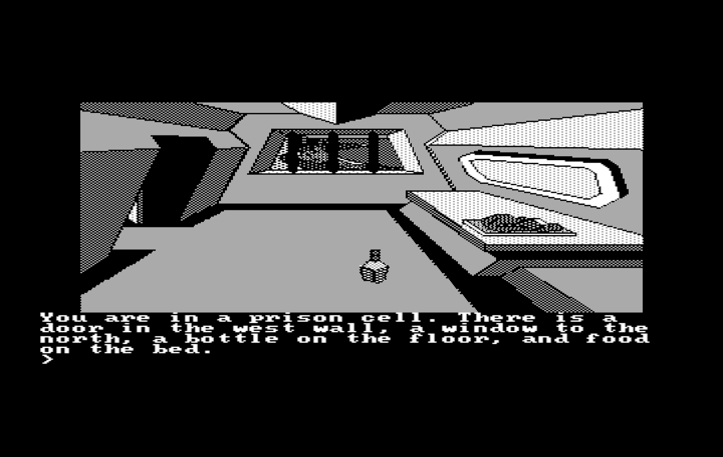 Oo-Topos IBM PC/Compatibles Screenshot: Game start.