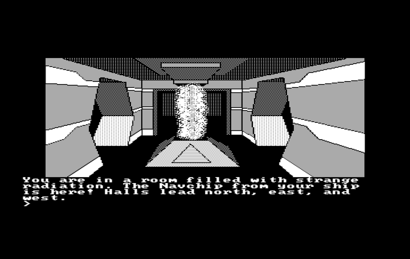 Oo-Topos IBM PC/Compatibles Screenshot: The radiation room.