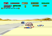Super Hang-On for Arcade - A crash! This will cost a lot of precious time!