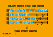 Super Hang-On for Arcade - You can also select some background music.