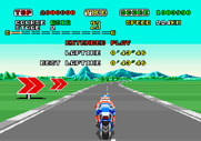 Super Hang-On for Arcade - I reached a checkpoint, so more time is awarded.