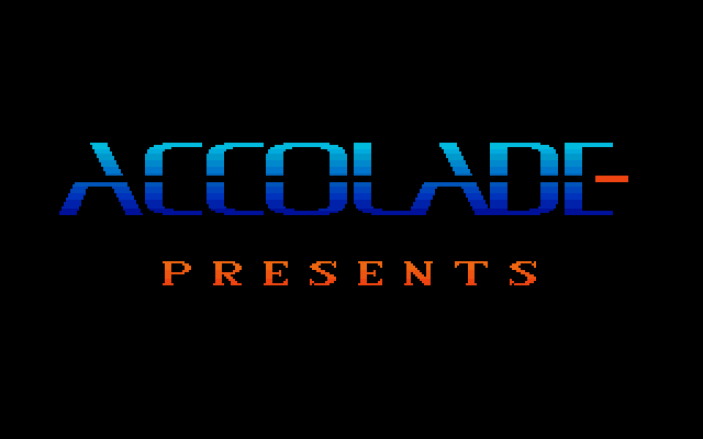 Test Drive Amiga Screenshot: Accolade logo.