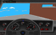 Test Drive for Amiga - Starting the game with the Lamborghini.