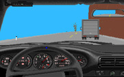 Test Drive for Amiga - Passing a truck...