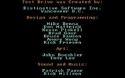 Test Drive for Amiga - Credits screen.