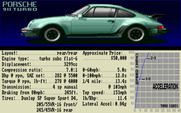Test Drive for Amiga - Some information about the Porsche.