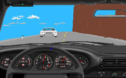 Test Drive for Amiga - Don't crash into oncoming traffic!