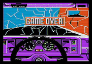 Test Drive for Apple II - Game over.