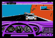 Test Drive for Apple II - Oh no, the police got me for speeding!