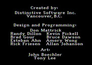 Test Drive for Apple II - Credits screen.