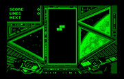 Tetris for IBM PC/Compatibles - Game start on a tougher level.