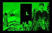 Tetris for IBM PC/Compatibles - An odd shape falls into place...
