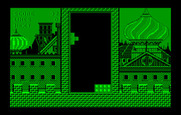 Tetris for IBM PC/Compatibles - The game begins.