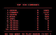 Tetris for IBM PC/Compatibles - A new high score!