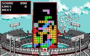 Tetris for IBM PC/Compatibles - Things are getting fast now, this will be difficult!