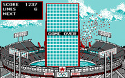 Tetris for IBM PC/Compatibles - Game over.