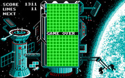 Tetris for IBM PC/Compatibles - Game over.