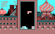 Tetris for IBM PC/Compatibles - The game begins.