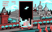 Tetris for IBM PC/Compatibles - The board starts to fill up...
