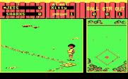 Street Sports Baseball for IBM PC/Compatibles - Running to first base...