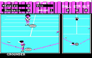 Street Sports Baseball for IBM PC/Compatibles - Hit a grounder...