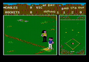 Street Sports Baseball for Apple II - Safe at first base!