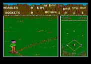 Street Sports Baseball for Apple II - Caught the ball at third base...