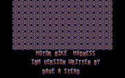Motorbike Madness for IBM PC/Compatibles - IBM version game credits.