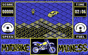 Motorbike Madness for IBM PC/Compatibles - Can you make it across this narrow bridge?