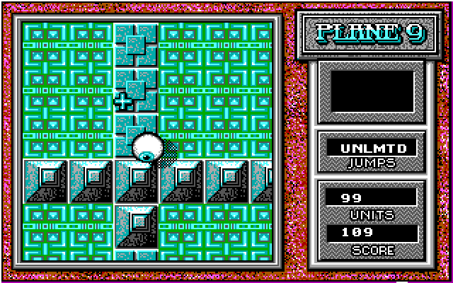 Mind-Roll IBM PC/Compatibles Screenshot: A dead end...or is it?