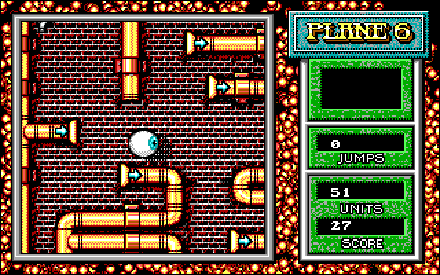 Mind-Roll IBM PC/Compatibles Screenshot: Which way would you go?