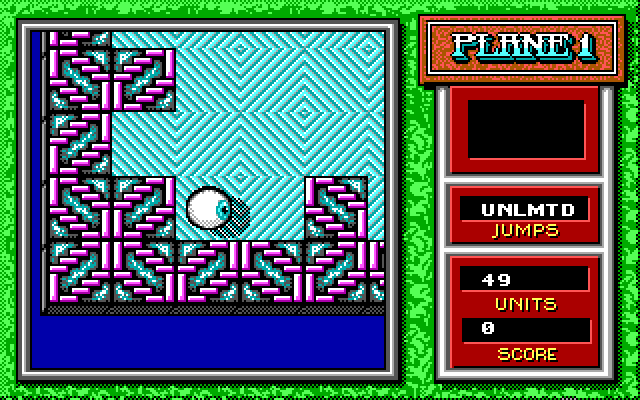 Mind-Roll IBM PC/Compatibles Screenshot: Which way would you go from here?