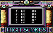 Mind-Roll for IBM PC/Compatibles - High scores.