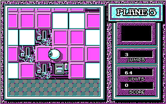 Mind-Roll IBM PC/Compatibles Screenshot: A dead end? Or which way to go?