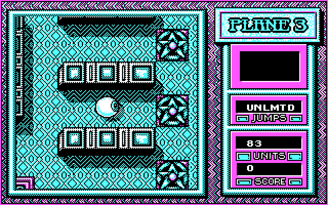 Mind-Roll IBM PC/Compatibles Screenshot: These devices transport you to ... where?