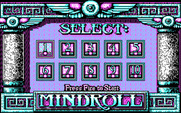Mind-Roll for IBM PC/Compatibles - Level select menu.