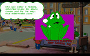 Adventures of Willy Beamish, The for IBM PC/Compatibles - Willy's frog Horny prepares for the race.