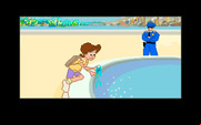 Adventures of Willy Beamish, The for IBM PC/Compatibles - Stealing a coin from the fountain...don't get caught!