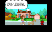 Adventures of Willy Beamish, The for IBM PC/Compatibles - Walking the dog...