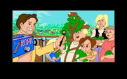 Adventures of Willy Beamish, The for IBM PC/Compatibles - The famed Turbofrog is being interviewed. Willy is not impressed...
