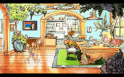Adventures of Willy Beamish, The for IBM PC/Compatibles - Showing up late for dinner
