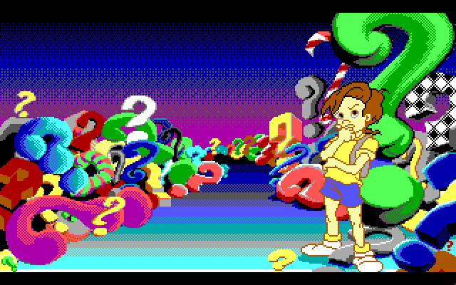 Adventures of Willy Beamish, The IBM PC/Compatibles Screenshot: Need to learn how to play the game? Check the help menu...