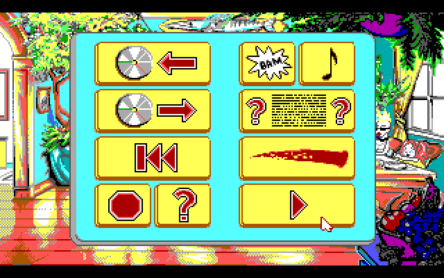 Adventures of Willy Beamish, The IBM PC/Compatibles Screenshot: The main game menu.